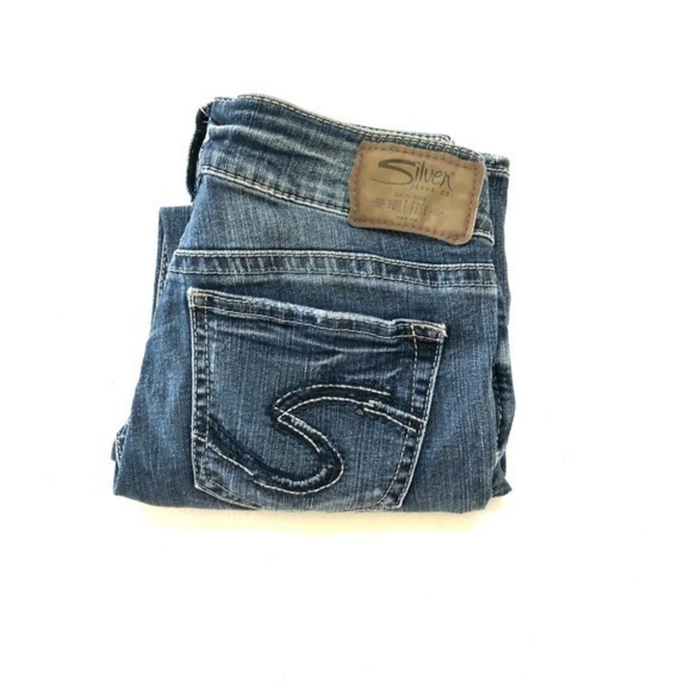 Silver Jeans Suki Capri Women's Denim Jeans Size W27 X L22.5